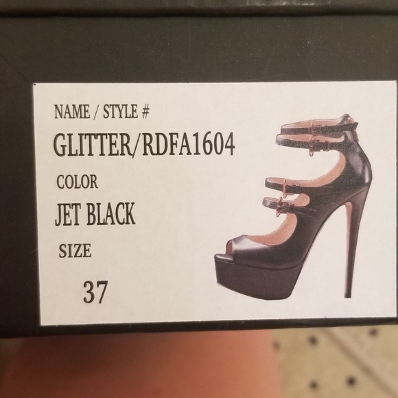 Ruthie Davis Black Heels - Picture 14 of 16